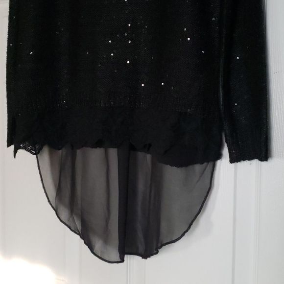 delicate KATSUMI sparkle and lace sweater - Picture 3 of 11